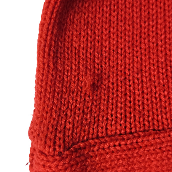 VTG 90s Turtleneck oversized sweater orange, magenta, black color block 22/24 - Picture 5 of 5